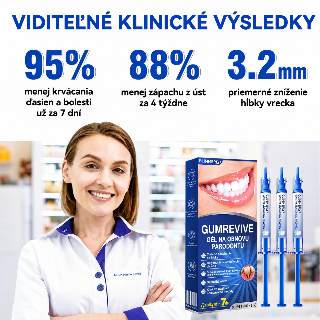 🇪🇺🏅🦷🛡️Evolvion® GumRevive Gél na periodontálnu opravu