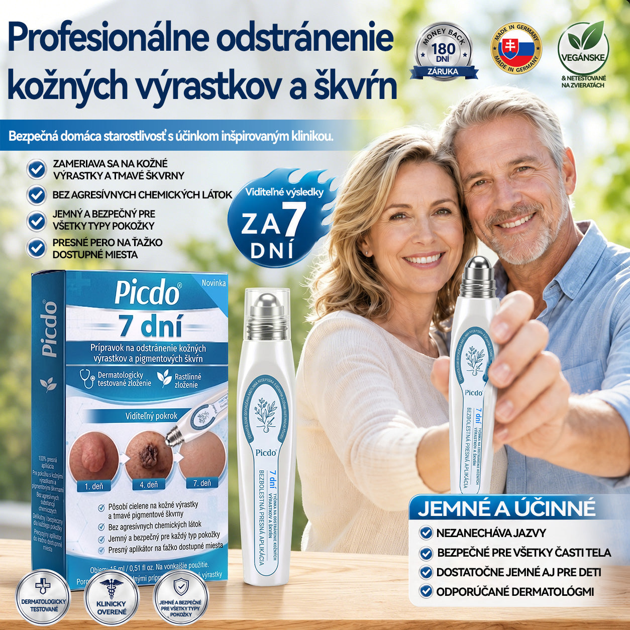 𝐎𝐟𝐢𝐜𝐢𝐚𝐥𝐧𝐲 𝐨𝐛𝐜𝐡𝐨𝐝 𝐦𝐚𝐫𝐤𝐲 | ✅️👩‍⚕️𝐏i𝐜𝐝o® 7dni Prípravok na odstránenie kožných výrastkov a pigmentových škvŕn (bezbolestný roll-on aplikátor bez jaziev) 🙏