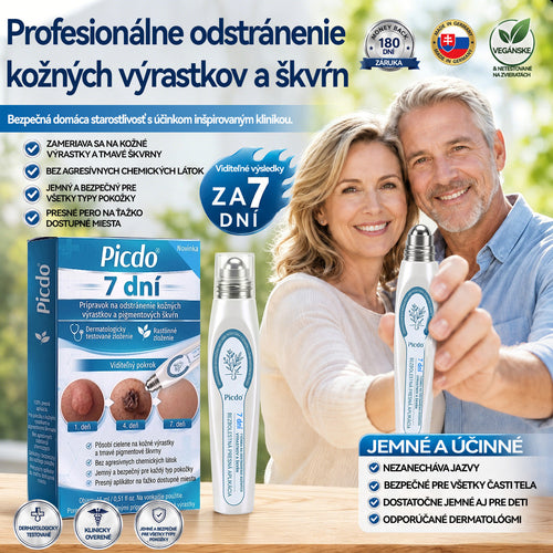 𝐎𝐟𝐢𝐜𝐢𝐚𝐥𝐧𝐲 𝐨𝐛𝐜𝐡𝐨𝐝 𝐦𝐚𝐫𝐤𝐲 | ✅️👩‍⚕️𝐏i𝐜𝐝o® 7dni Prípravok na odstránenie kožných výrastkov a pigmentových škvŕn (bezbolestný roll-on aplikátor bez jaziev) 🙏