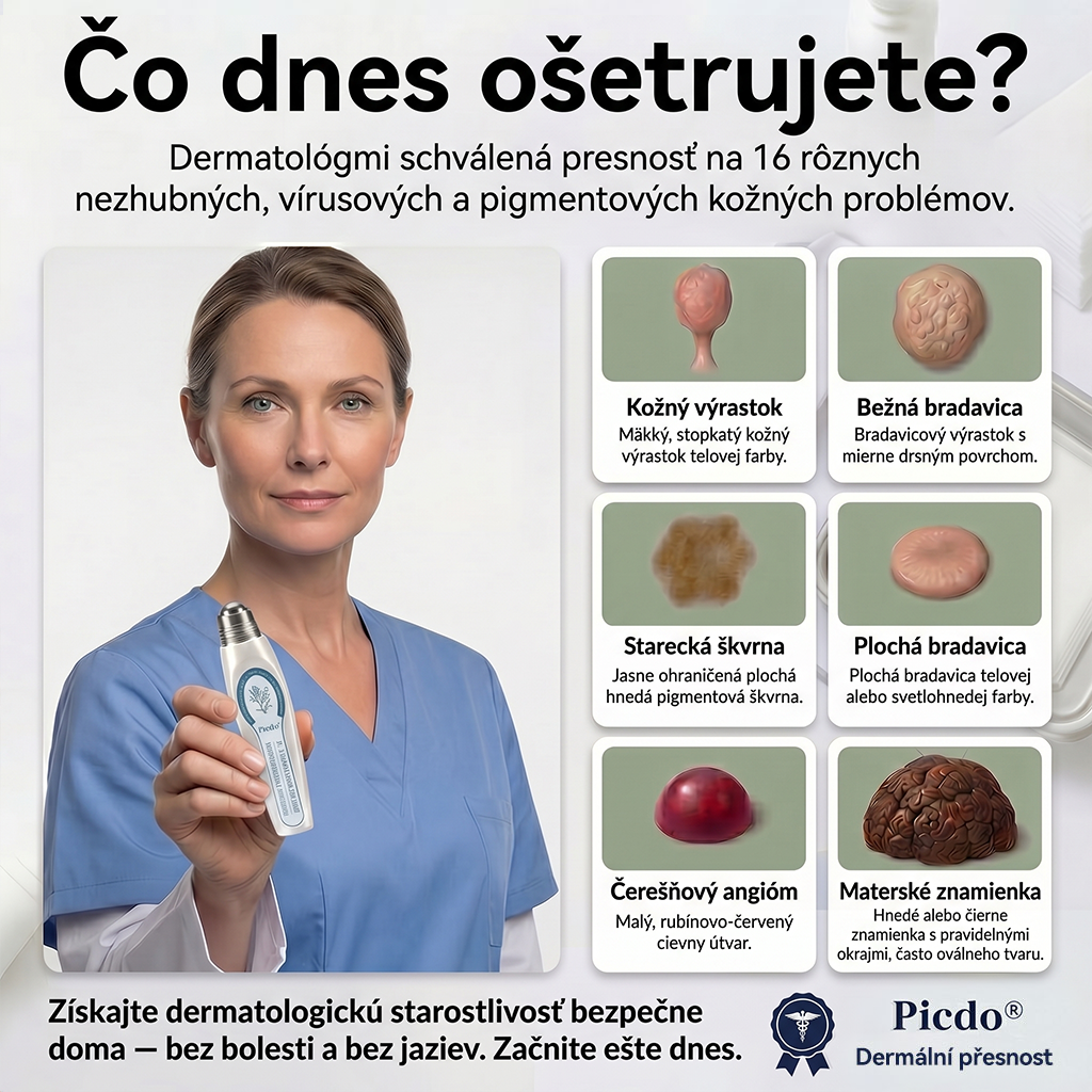 𝐎𝐟𝐢𝐜𝐢𝐚𝐥𝐧𝐲 𝐨𝐛𝐜𝐡𝐨𝐝 𝐦𝐚𝐫𝐤𝐲 | ✅️👩‍⚕️𝐏i𝐜𝐝o® 7dni Prípravok na odstránenie kožných výrastkov a pigmentových škvŕn (bezbolestný roll-on aplikátor bez jaziev) 🙏